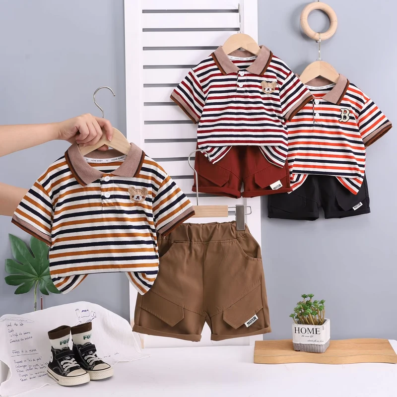 CHINEE-1-4-Year-Fashion-Toddler-Boy-Clothes-Kids-Polo-Shirts-100-Cotton-T-shirt-and-Shorts-Baby-Clothes-Summer-Set