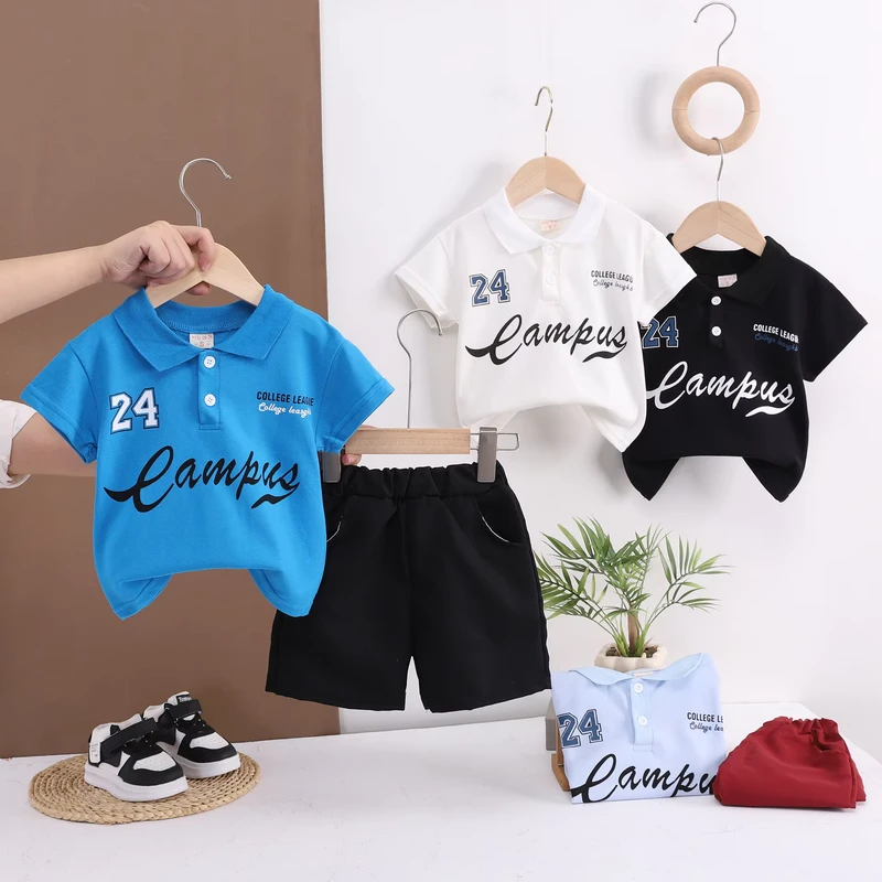 CHINEE-1-4-Years-Little-Boys-Baby-Toddler-Kids-Cotton-Summer-Polo-Shirt-Shorts-Set-Casual-Summer-Outfits-1