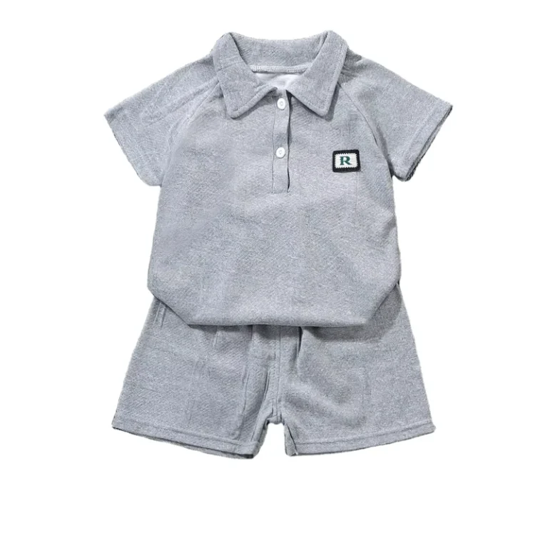 CHINEE-1-6-Years-Old-New-Childrens-Short-Sleeve-Suit-Boys-Fashion-Shorts-Suit-Summer-Girls-Casual-Sportswear-POL-O-Childrens-Clothes-1