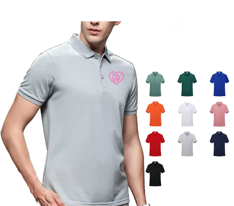 CHINEE-195G-Cool-Feeling-Summer-Mens-Polo-Shirt-Casual-Short-Sleeve-Ice-Silk-Company-Group-Logo-Custom-Mens-Polo-Shirt