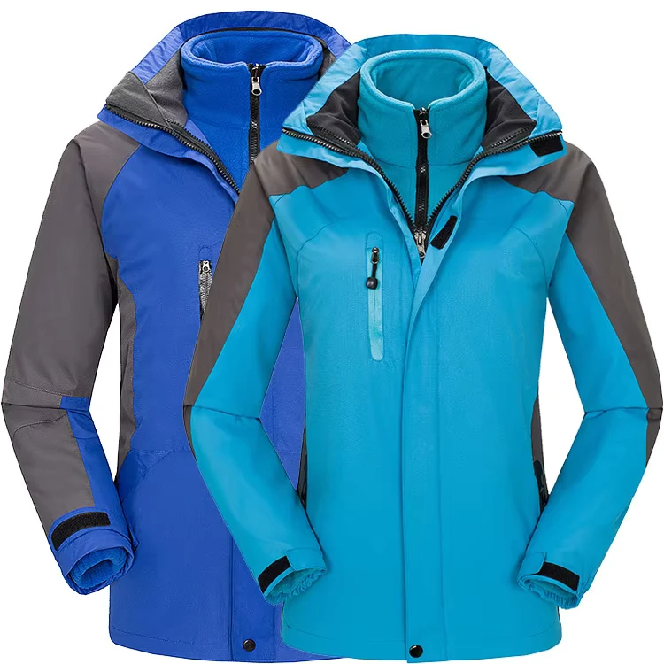 CHINEE-3-in-1-Waterproof-Hooded-Fleece-Skiwear-Jacket-with-Zipper-Closure-Tex-Technology-Unisex-Plus-Size-Windproof-Outerwear