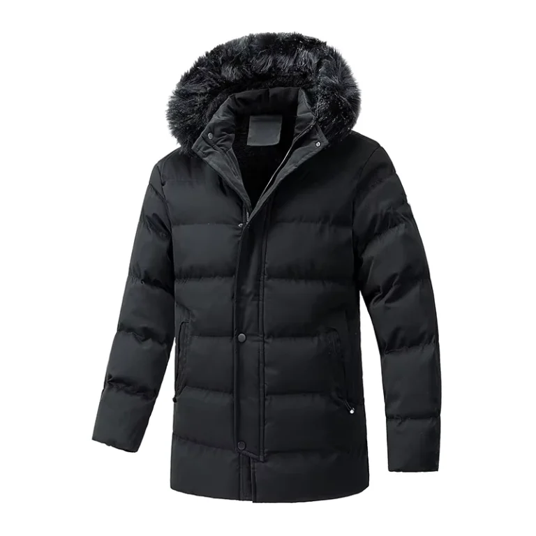 CHINEE-Adult-Mens-Winter-Jacket-polyester-Padding-Quilted-Cold-Clothing-with-Hood-Fur