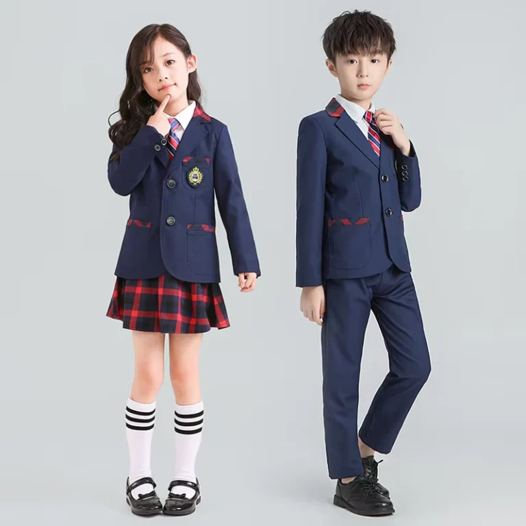CHINEE-Autumn-British-Preppy-Childrens-Suit-Kindergarten-Three-piece-Set-Custom-logo-New-School-Uniform-for-Primary-Students