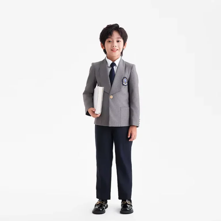 CHINEE-Autumn-College-Style-Kindergarten-Primary-School-Uniform-Suit-English-Style-Unisex-Polyester-Factory-Direct-3
