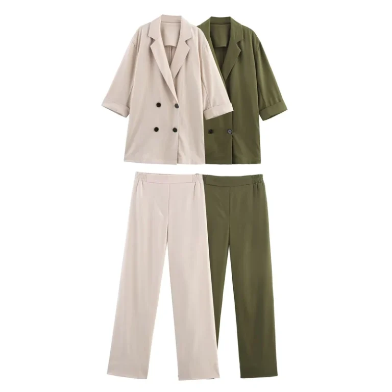 CHINEE-Autumn-Double-breasted-Suit-Jacket-and-Suit-Pants-Fashionable-Casual-and-Versatile-Set