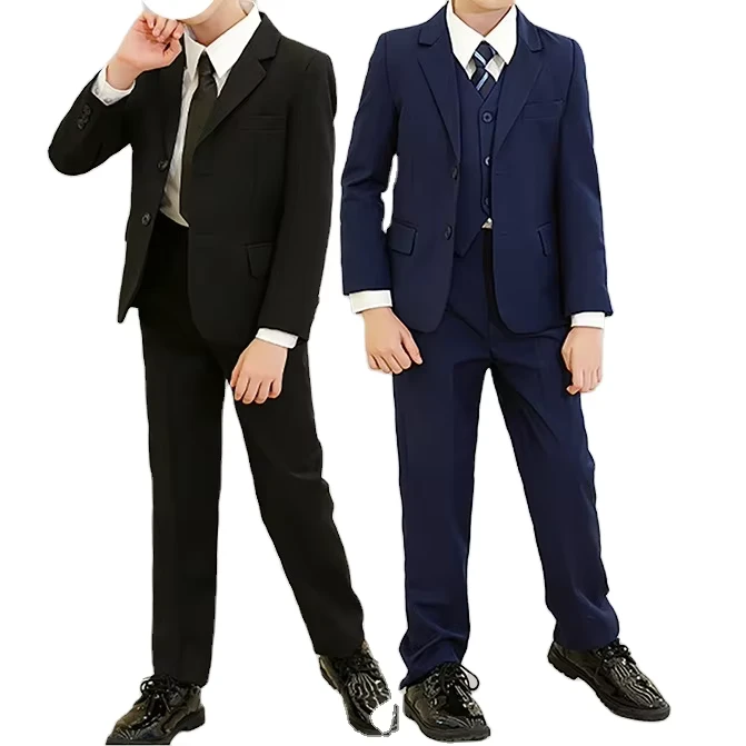 CHINEE-Autumn-Spring-New-Customized-Boys-Suit-Childrens-Clothes-High-Quality-Medium-Older-Child-Five-Piece-Set