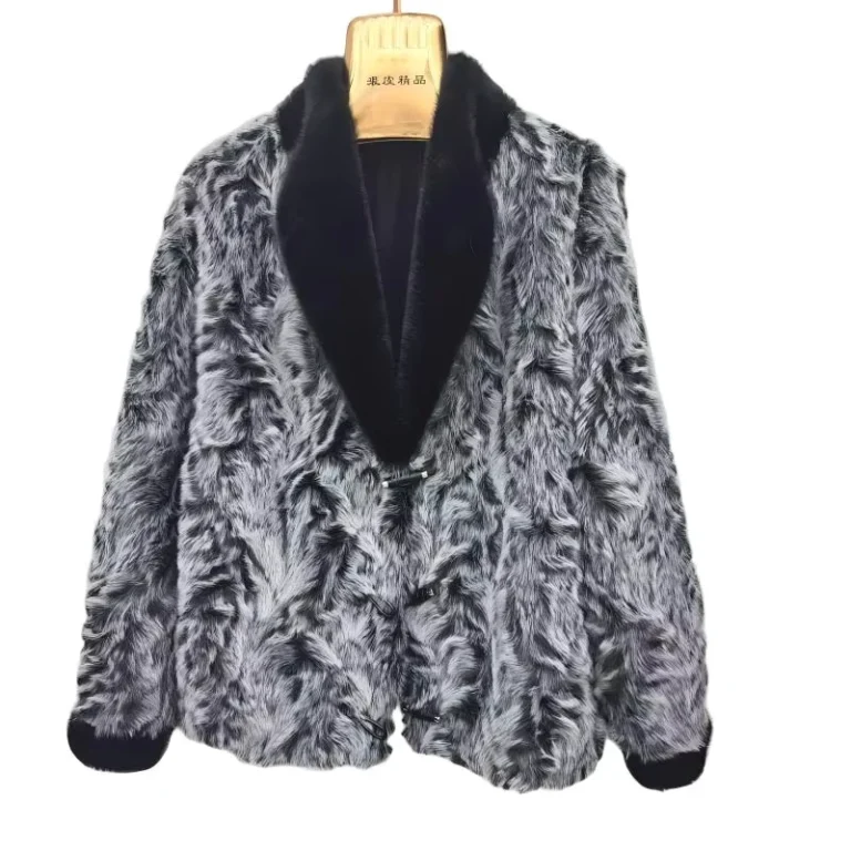 CHINEE-Autumn-Winter-High-End-Faux-Sheep-Fur-Toscana-Short-Print-Coat-Woman-V-neck-Collar-Warm-Jacket-Luxury-Style