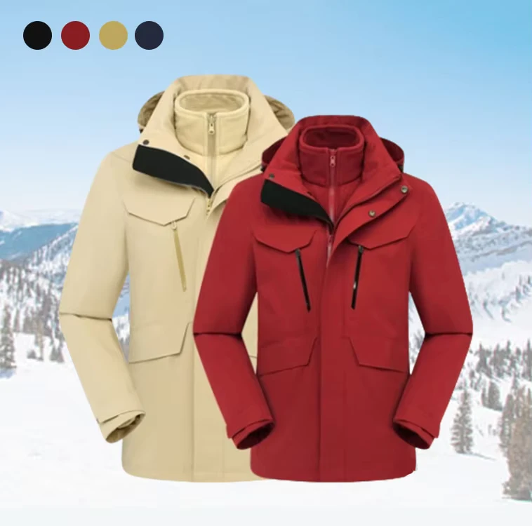 CHINEE-Autumn-Winter-Three-in-one-Waterproof-Windproof-Warm-Detachable-Breathable-Stand-Zipper-Uniform-Fleece-Long-sleeved-Jacket-1