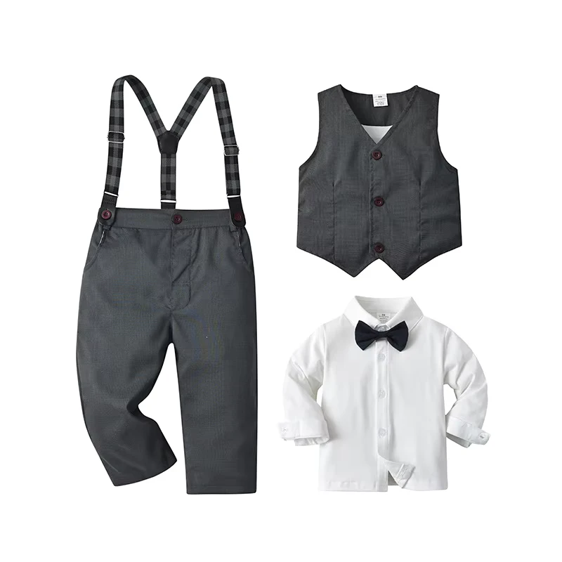 CHINEE-Baby-Boy-Suit-Childrens-Gentleman-Boy-Wedding-Outfit-Suit-Long-Sleeve-Jackets-With-Trousers