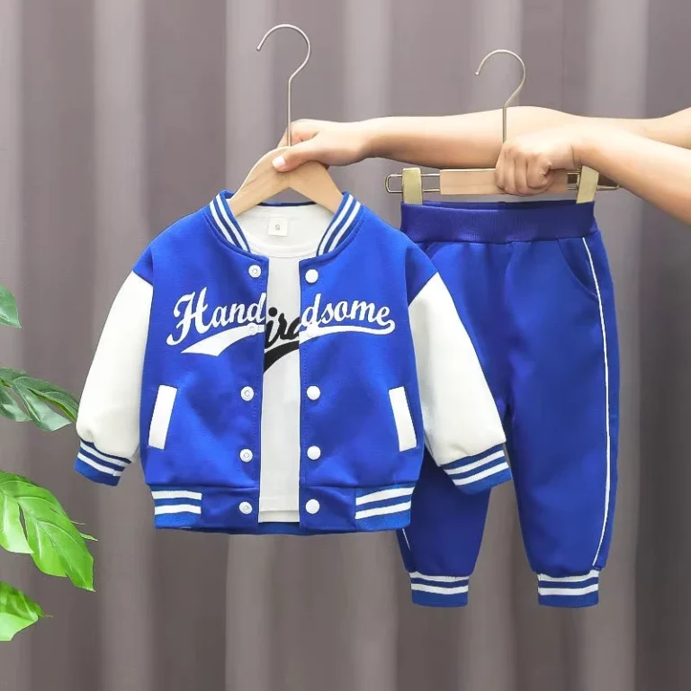 CHINEE-Baby-Sports-Baseball-Uniform-Three-piece-Cardigan-Jackets-Spring-and-Autumn-Baby-Boys-and-Girls-Korean-Suit