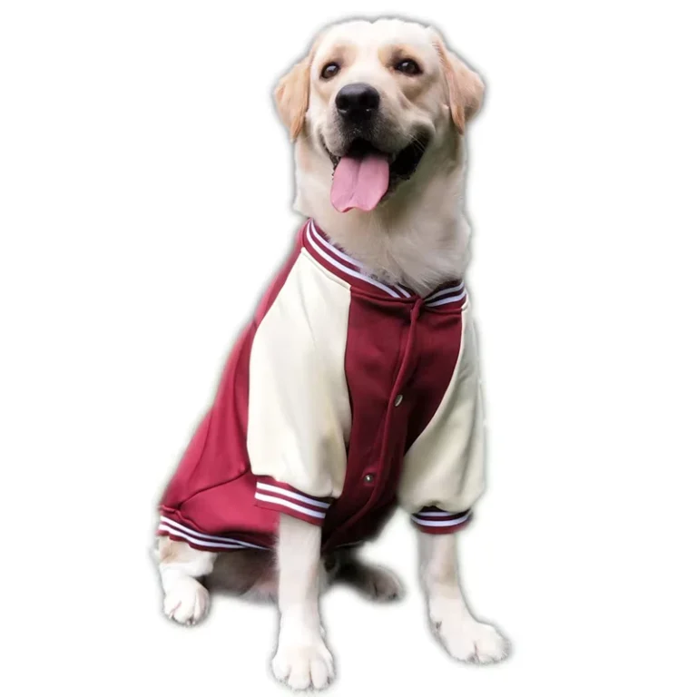 CHINEE-Baseball-Uniform-Dog-Hoodie-Eco-Friendly-Cotton-Thick-Jacket-for-Medium-Large-Breeds