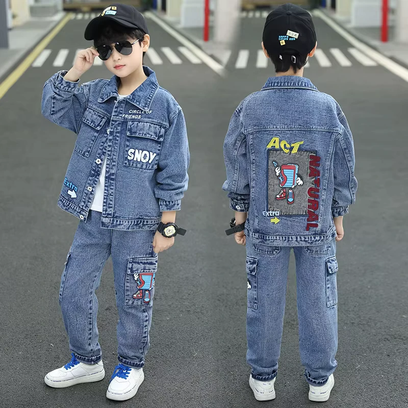 CHINEE-Big-Boys-Spring-Autumn-Denim-Casual-Two-Piece-Suit-Set-for-Kids-1