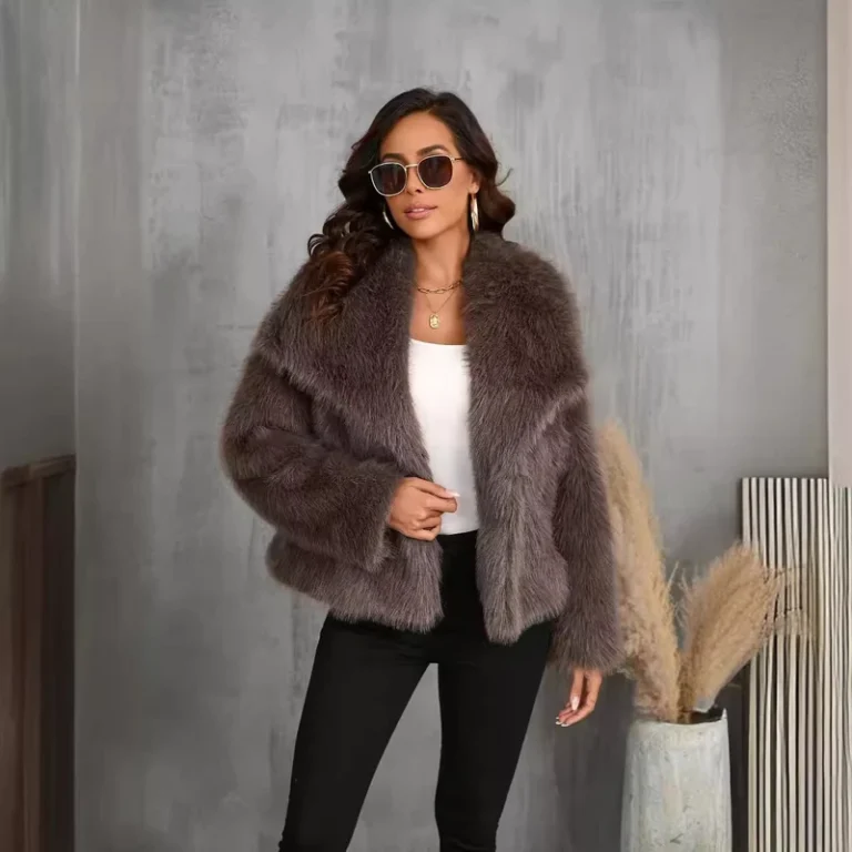 CHINEE-Big-Lapel-Faux-Fur-Jacket-Solid-Color-Fluffy-Plush-Women-Fox-Fur-Coat