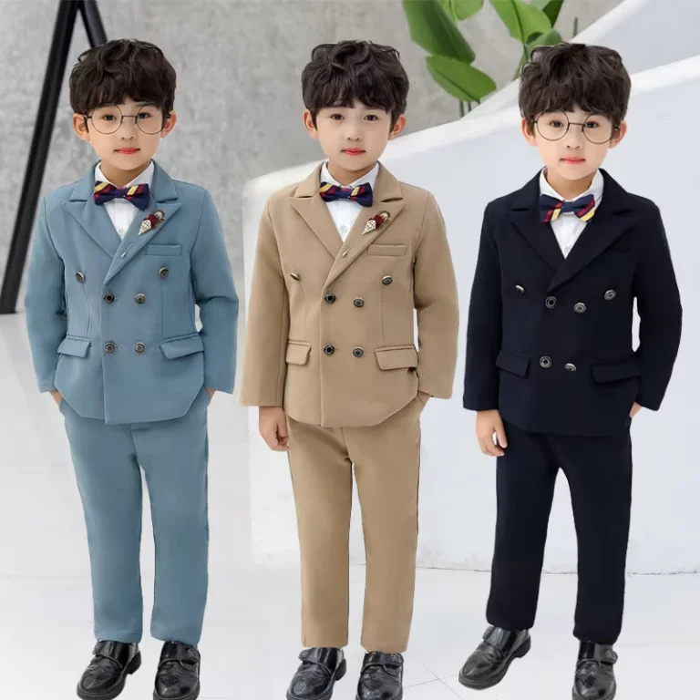 CHINEE-Boys-3Colors-Jacket-Pants-2Pcs-Clothing-Set-Kids-Formal-Wedding-Suit-Gentleman-Children-School-Performance-Graduation-Dress