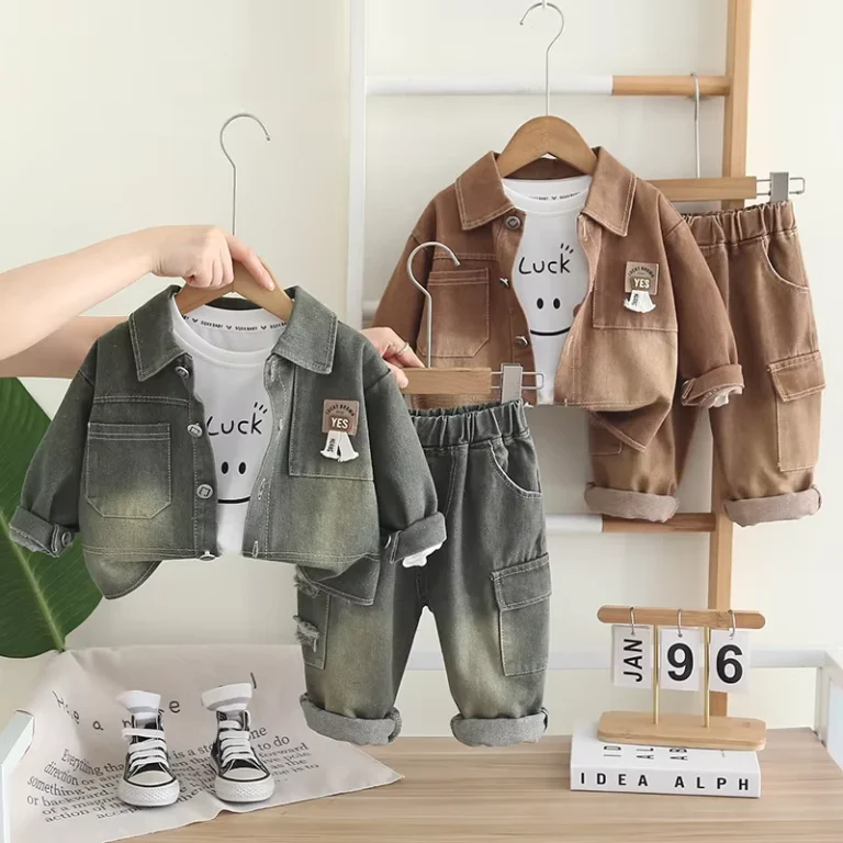 CHINEE-Boys-Autumn-Spring-Clothes-Childrens-Denim-Jacket-Long-sleeved-Three-piece-Suit-Boys-Clothing-Set