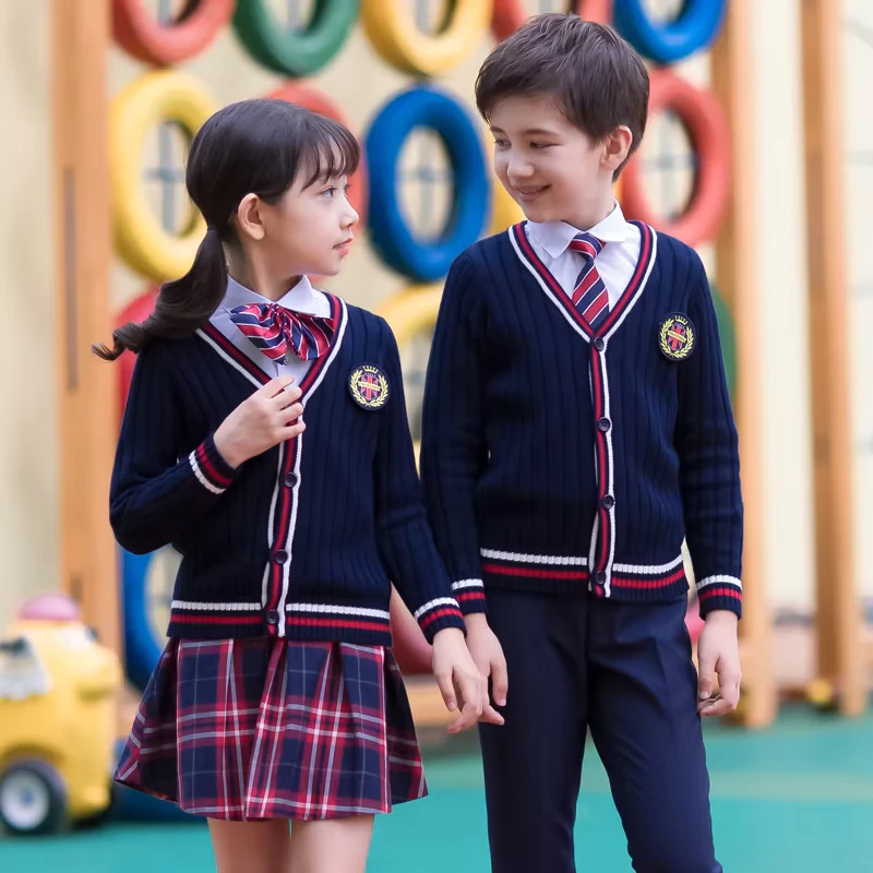 CHINEE-Boys-Girls-British-Performance-School-Uniforms-College-Style-Primary-Secondary-Class-Suits-Promotional-Shirts-1