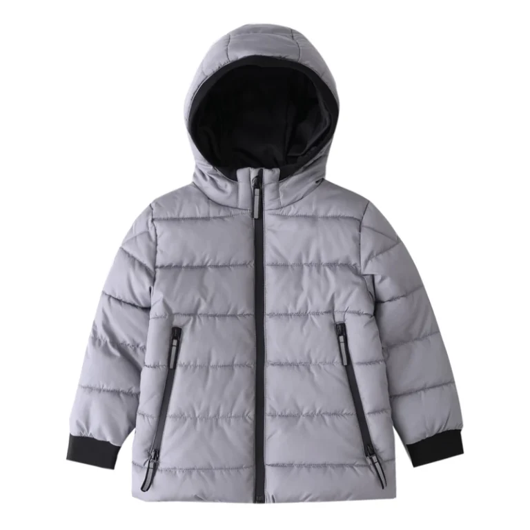 CHINEE-Boys-Girls-Winter-Outdoor-Sports-Wear-Waterproof-Solid-Fleece-Lined-Padded-Jackets-with-Zipper-Closure