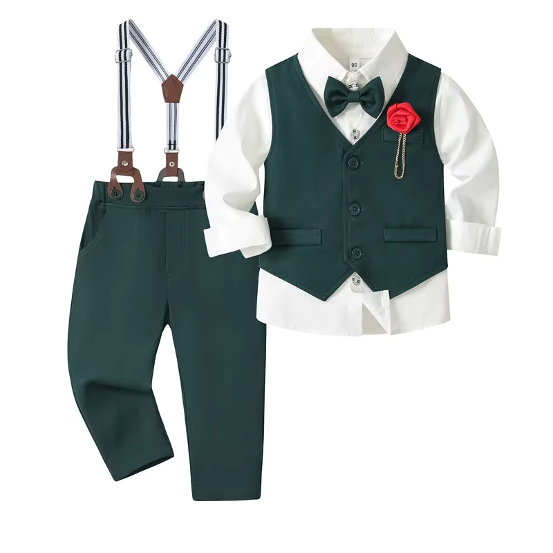 CHINEE-Boys-Spring-Summer-Formal-Suit-Cute-Baby-Boy-Clothing-100-Cotton-Solid-Color-Europe-America-Style-Logo-1