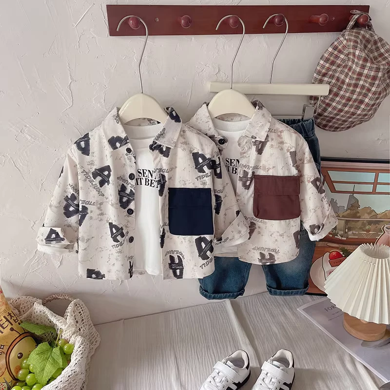 CHINEE-Boys-Three-Piece-Suit-Autumn-New-Childrens-Suit-Spring-1-Year-Old-3-Boys-Korean-Style-Cotton-Soft-Treatment-Clothes