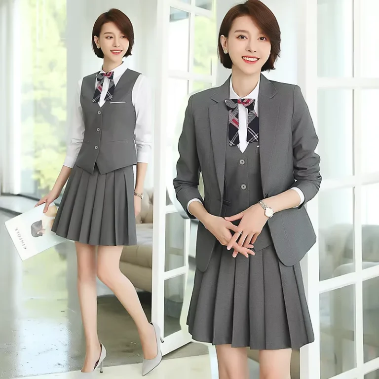 CHINEE-Business-Suit-Sets-Female-Kindergarten-Teacher-Host-Speech-Contest-Clothing-Professional-Clothing-Clothes
