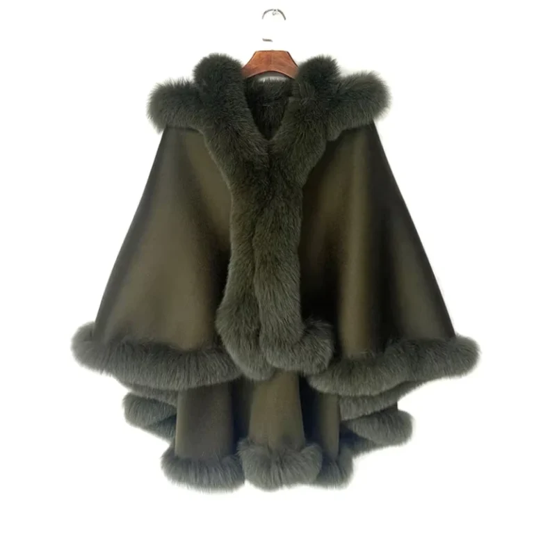 CHINEE-CK003-Women-Winter-Real-Fox-Fur-Coat-Jacket-Female-Lady-Over-Size-Hood-Wool-Blends-Parka-Trench