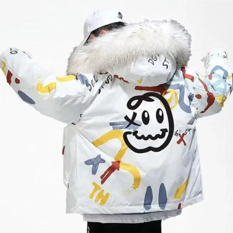 CHINEE-Casual-Down-Jacket-Print-Hooded-Windbreaker-Winter-Coat-Jacket-for-Men-Hooded-Casual-Fur-Jacket