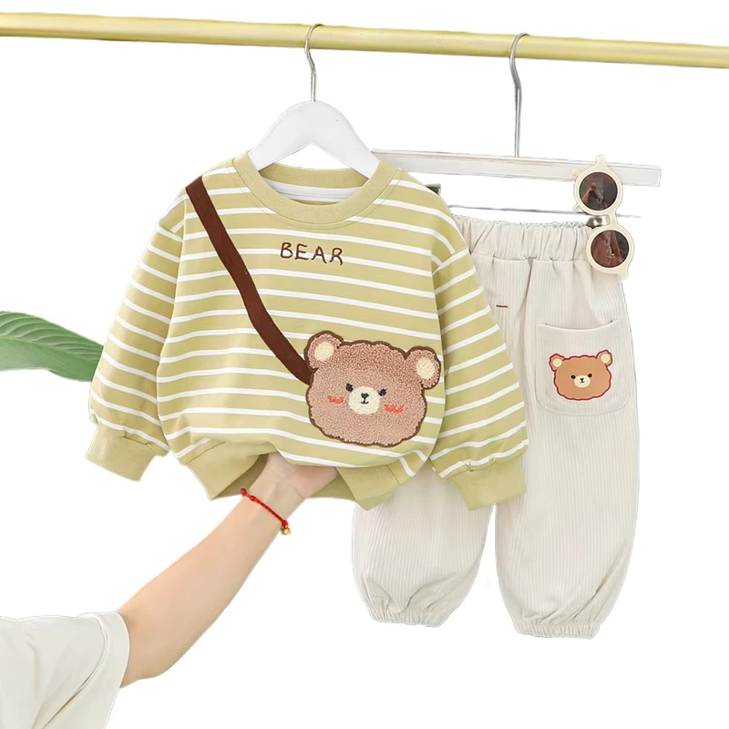 CHINEE-Casual-Solid-Pattern-100-Cotton-Custom-Color-Knitted-Baby-Boy-Girls-Suits-for-Spring-Autumn-1-10-Months-1