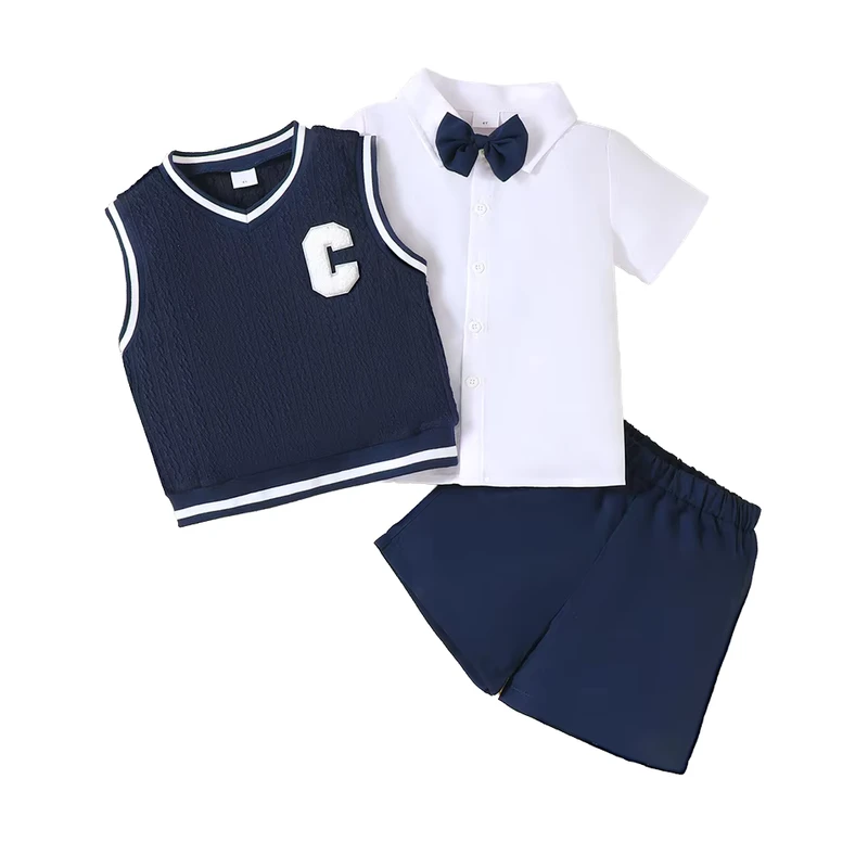 CHINEE-Casual-Summer-Outfit-for-Baby-Boys-Kids-T-Shirt-Shorts-Polo-Clothing-Sets-Fashionable-Prints-for-Toddlers-1-6-Years-1