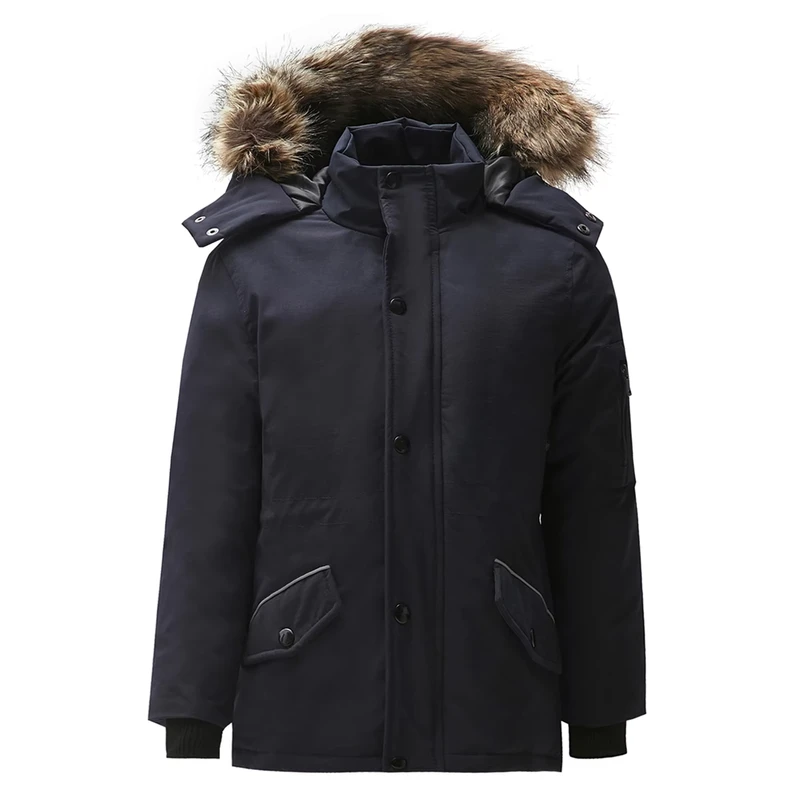 CHINEE-Casual-Winter-Wear-Jacket-for-Boys-Kids-Winter-Thick-Windproof-Puffer-Jacket-Faux-Fur-Hooded-Parka-Outwear