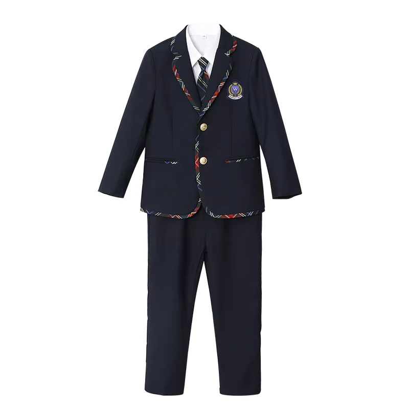CHINEE-Child-Academy-Style-Clothing-Kindergarten-Two-Piece-Set-of-Boy-and-Girl-Gentleman-Childrens-Set-for-2-16Y-1