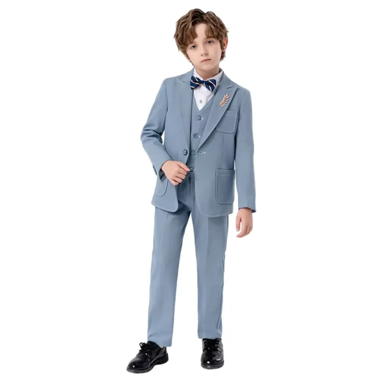 CHINEE-Children-Style-Formal-Suit-with-Synthetic-Blended-Fabric-Single-Button-Jacket-4-piece-Set-jacketpantstiebrooch-1