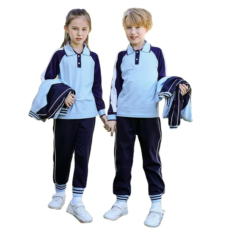 CHINEE-Children-Zipper-Sport-Clothes-Blank-Kids-Track-Suit-Boys-Girls-Baseball-Jacket-Pants-Suit-Custom-Design-Light-Blue-1