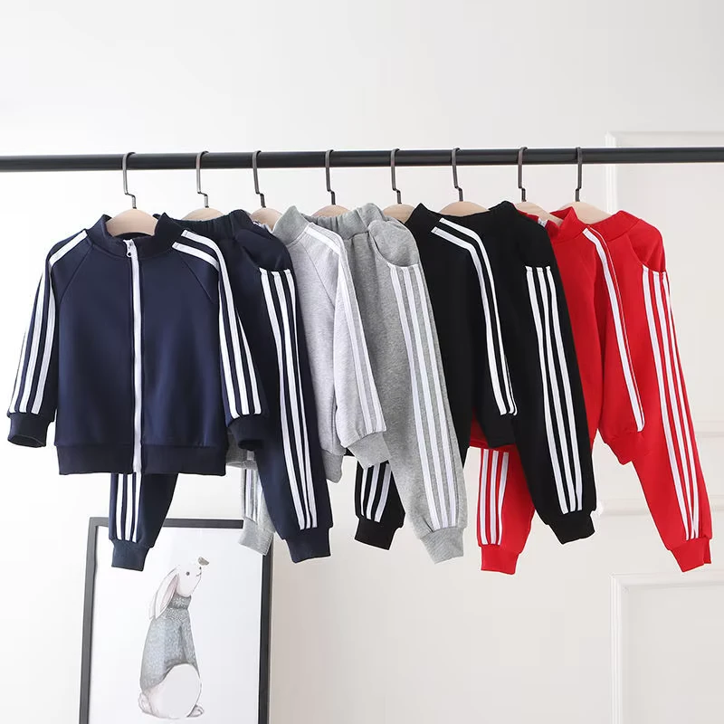 CHINEE-Childrens-Apparel-Cotton-Set-Spring-Autumn-Baby-Clothes-Thin-Boys-Girls-Jacket-Pants-Two-Piece-Sportswear-Clothing-Sets