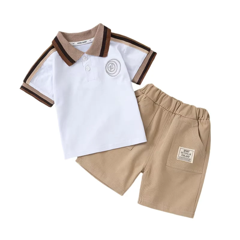 CHINEE-Childrens-Set-0-5-Years-Old-Boys-POLO-Shirt-Summer-Short-Sleeved-T-Shirt-Shorts-2-Piece-Set-Short-Sleeved-Suit-Kid-Boy-Clothes