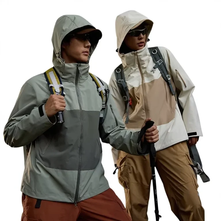 CHINEE-Classic-Style-Unisex-Tactical-Jacket-Outdoor-Hiking-Clothing-Hooded-Windproof-Waterproof-Detachable-Zipper-Polartec
