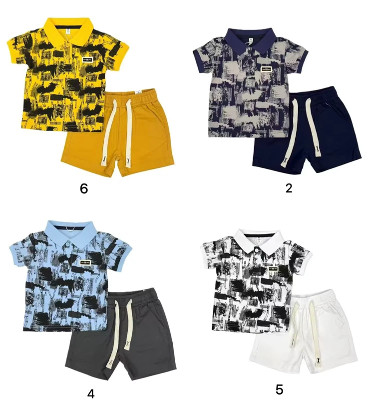 CHINEE-Clothing-for-Boys-Casual-Summer-Wear-Baby-Boys-Clothing-Printed-Polo-T-shirt-Cotton-Shorts-2pcs-Boy-Child-Clothes-1