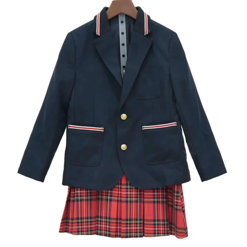CHINEE-Custom-British-Style-School-Blazer-Suit-for-Kids-Childrens-Summer-Graduation-Uniform-Dress-Set-with-Embroidered-Logo