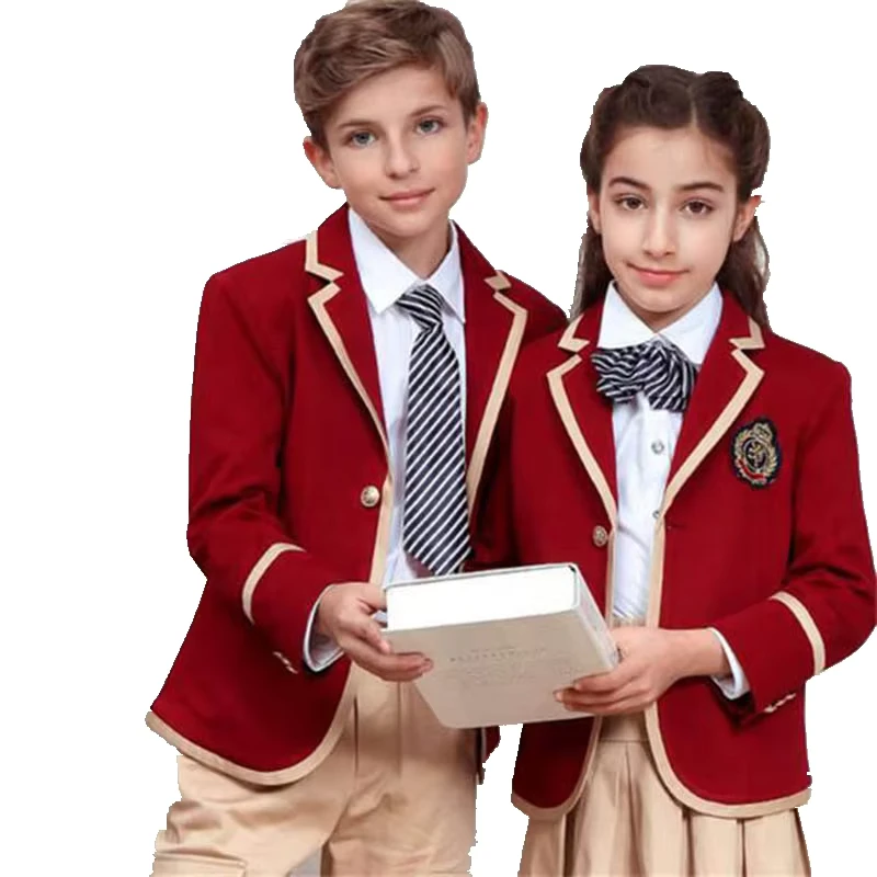 CHINEE-Custom-British-Style-School-Clothing-Kids-Primary-School-Uniform-Children-Woven-Korean-High-School-Girl-Uniform-1