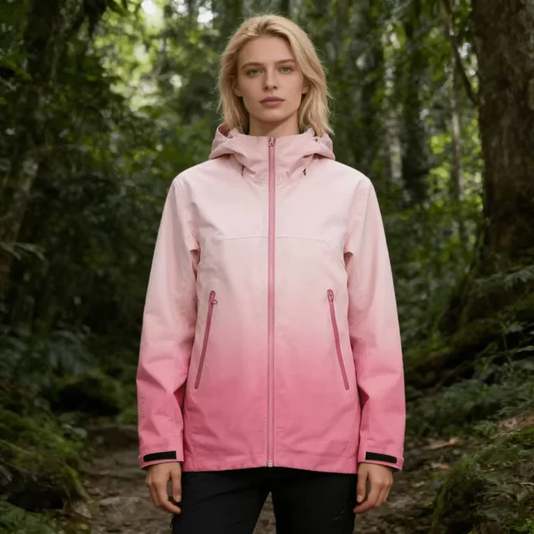 CHINEE-Custom-Casual-Plus-Size-Waterproof-Shell-Jacket-Womens-Outdoor-Work-Wear-Hooded-Rain-Coat-Gradient-Colors-Lightweight