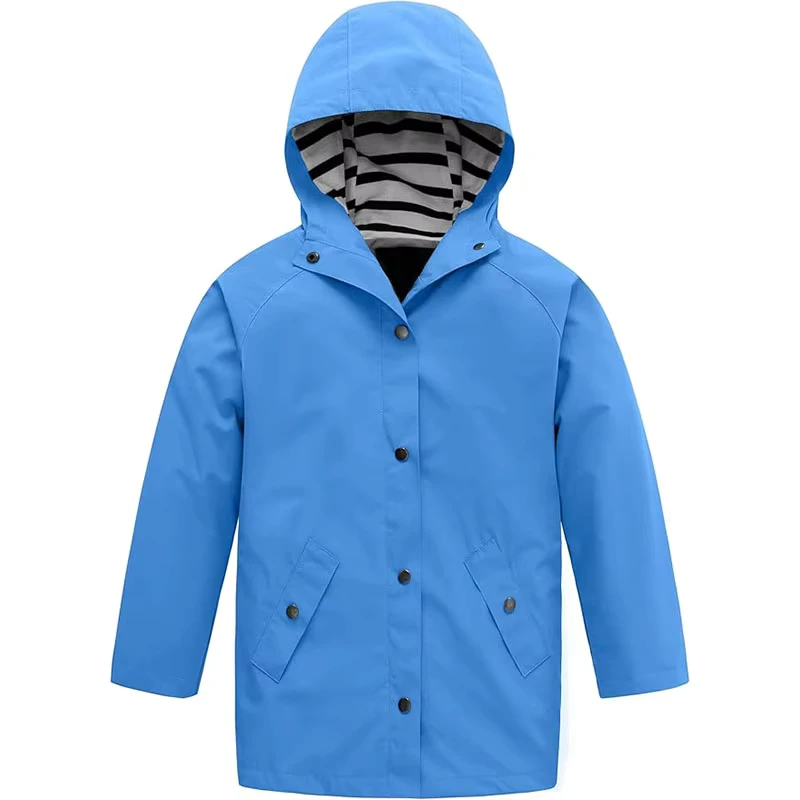 CHINEE-Custom-Design-OEM-Outdoor-Waterproof-Breathable-Reversible-Long-Rain-Jacket-Comfortable-Windbreaker-Coat