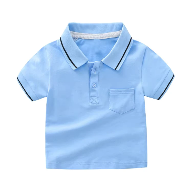 CHINEE-Custom-Fashion-New-Design-Unisex-Boy-T-shirts-Cotton-Solid-Color-Striped-Short-Sleeve-Boys-POLO-T-Shirt-Kids-Clothing-1