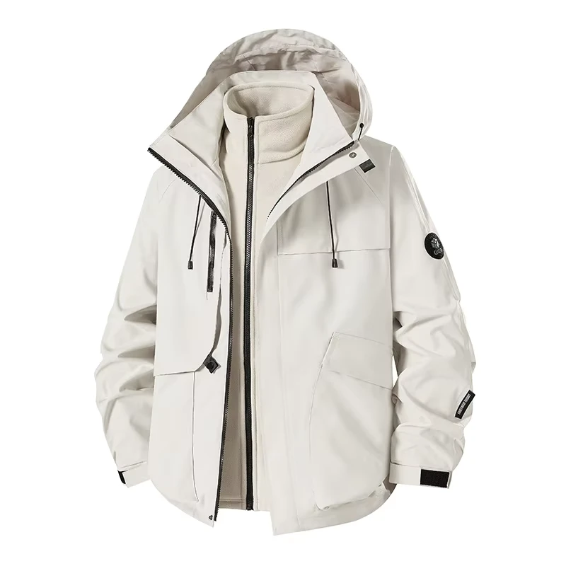 CHINEE-Custom-Logo-3-In-1-Waterproof-Ski-Jacket-Men-Detachable-Fleece-Winter-Snow-Coat