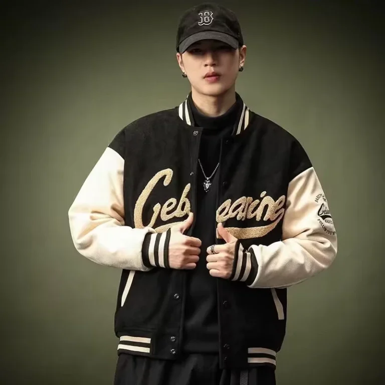 CHINEE-Custom-Logo-Embroidered-Retro-Green-Bomber-Jacket-Men-Size-Zipper-Camouflage-Baseball-Outwear-Uniform
