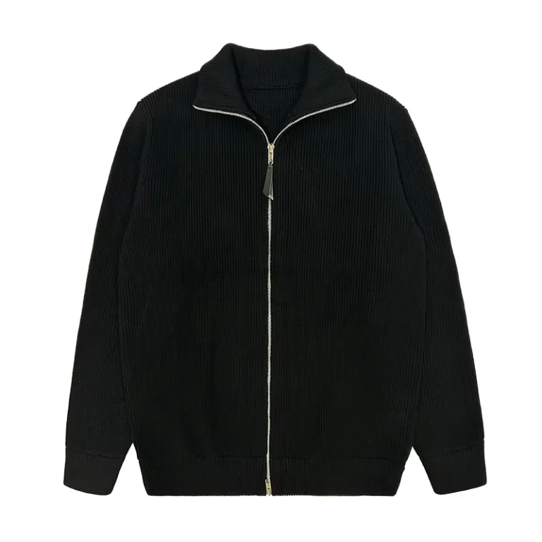 CHINEE-Custom-Logo-Fashion-Autumn-Winter-Sweater-Cardigan-Blank-Knitted-Black-Zip-Up-Unisex-Jackets-Men-Sweater-Cardigan