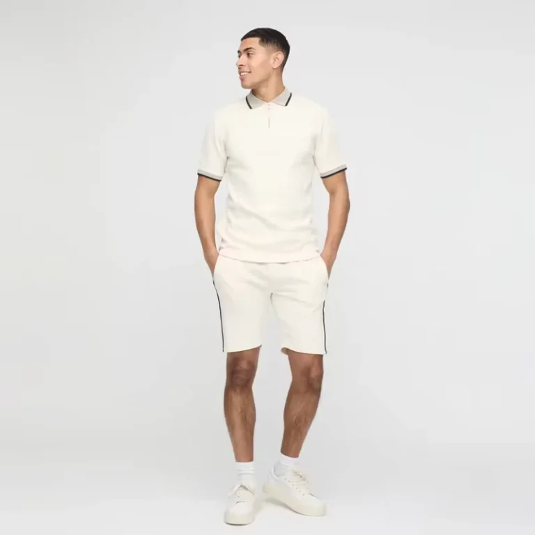 CHINEE-Custom-Logo-Mens-Golf-Set-Breathable-Dry-Fast-Performance-Polo-Shirt-UV-Protection-Relaxed-Fit-Luxury-Sportswear-2-Piece-Set