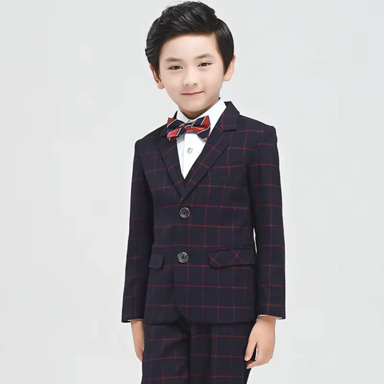 CHINEE-Custom-Made-Boys-Formal-Suit-Set-Button-Dress-Suit-Plaid-Toddler-Blazer-Two-Pcs-Dress-Suit-Design-With-Picture