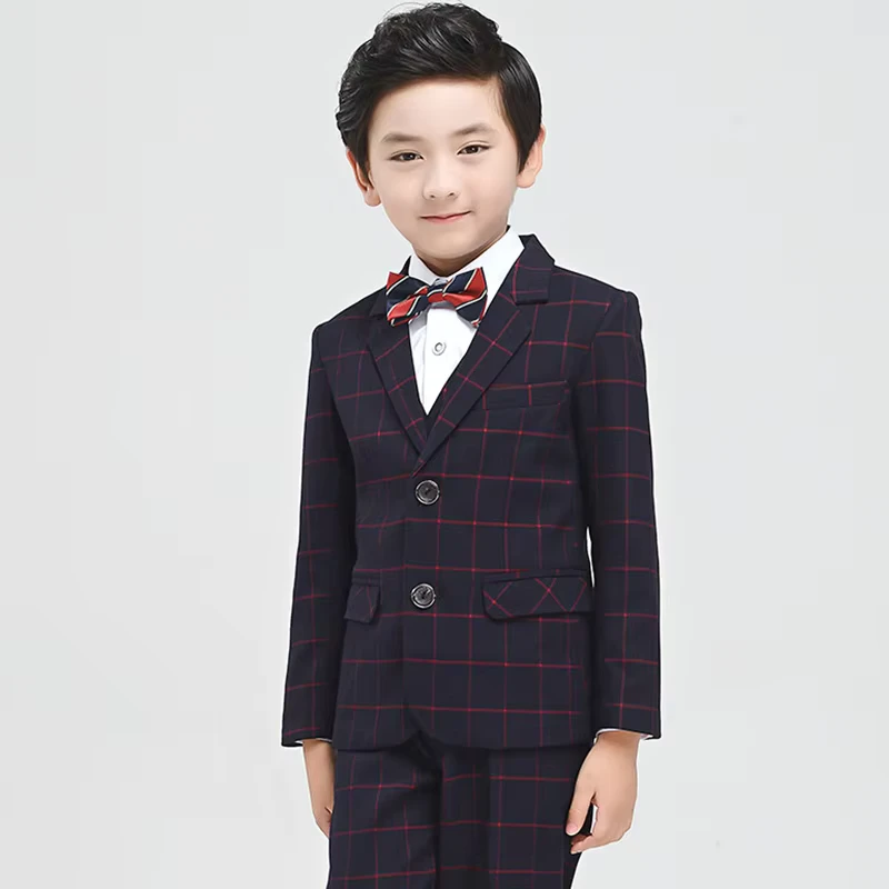 CHINEE-Custom-Made-Boys-Formal-Suit-Set-Button-Dress-Suit-Plaid-Toddler-Blazer-Two-Pcs-Dress-Suit-Design-With-Picture
