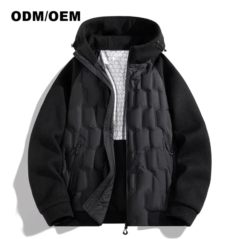 CHINEE-Custom-Made-Mens-Waterproof-Casual-Winter-Jacket-with-Hood-New-Fashionable-Thick-Zipper-Closure-Trench-Outerwear-Drum-Packaging
