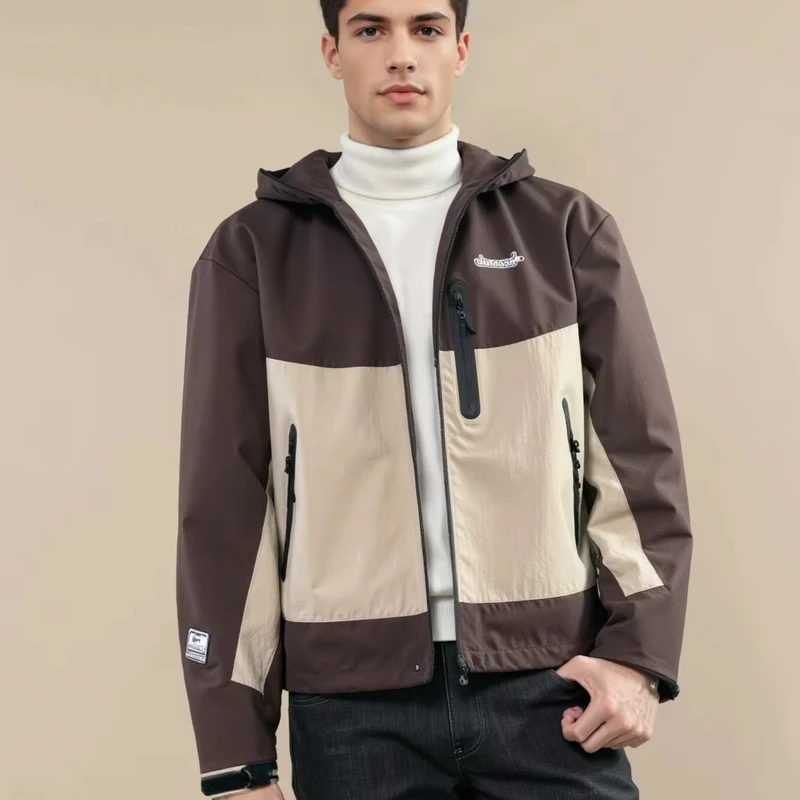 CHINEE-Custom-Mens-Fashion-Nylon-Windbreaker-Jacket-Rain-Hiking-Outdoor-Jacket-Front-Embroidery-Decoration-Soft-Sell