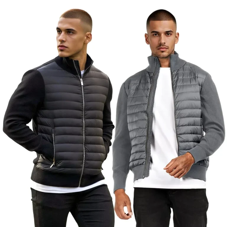 CHINEE-Custom-Mens-Lightweight-Puffer-Jacket-Comfortable-Winter-Outdoor-Wind-Breaker-with-Zipper-Closure-Breathable-Feature